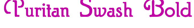 Puritan Swash Bold